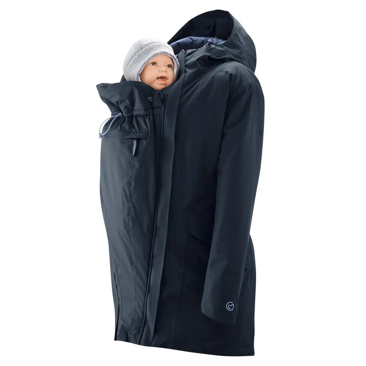 Mamalila WinterWander Navy Maternity and Babywearing Parka - Babywearing OuterwearLittle Zen One4251054513565