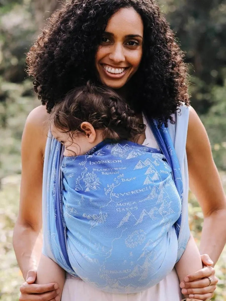 Map of Middle Earth Aduial Woven Wrap by Oscha - Woven WrapLittle Zen One21219152