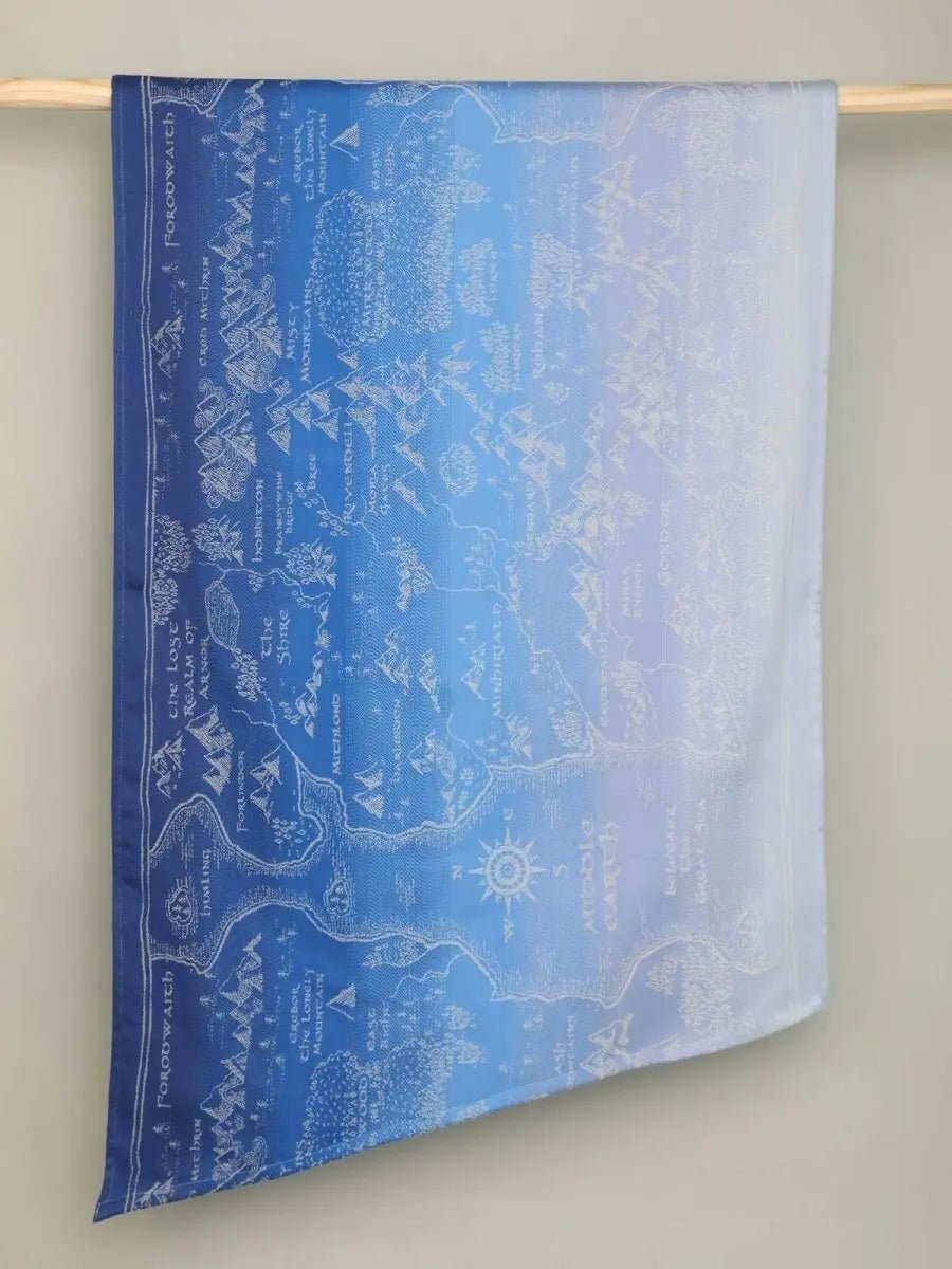 Map of Middle Earth Aduial Woven Wrap by Oscha - Woven WrapLittle Zen One21219152