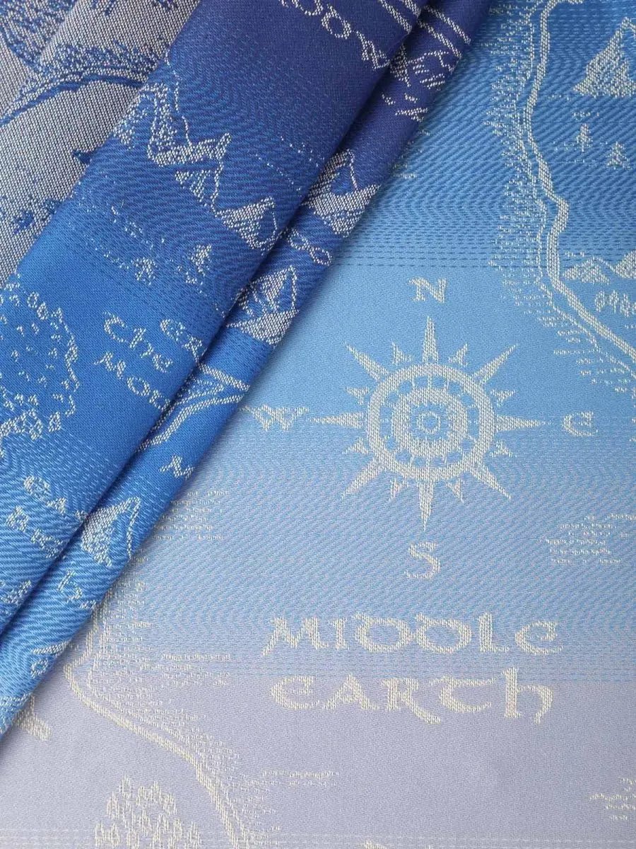 Map of Middle Earth Aduial Woven Wrap by Oscha - Woven WrapLittle Zen One21219152