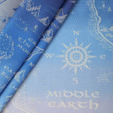 Map of Middle Earth Aduial Woven Wrap by Oscha - Woven WrapLittle Zen One21219152