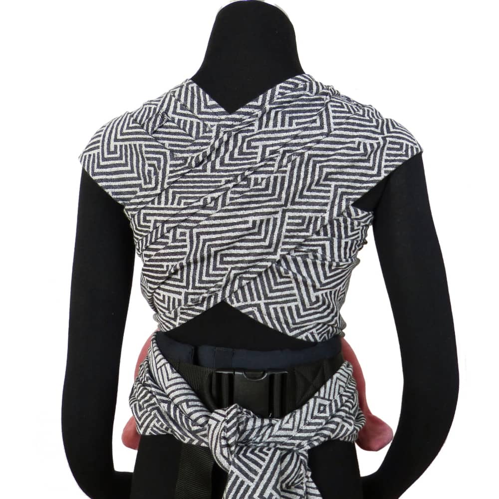 Metro Monochrome DidyKlick 4u by Didymos - Half Buckle CarrierLittle Zen One4048554843649