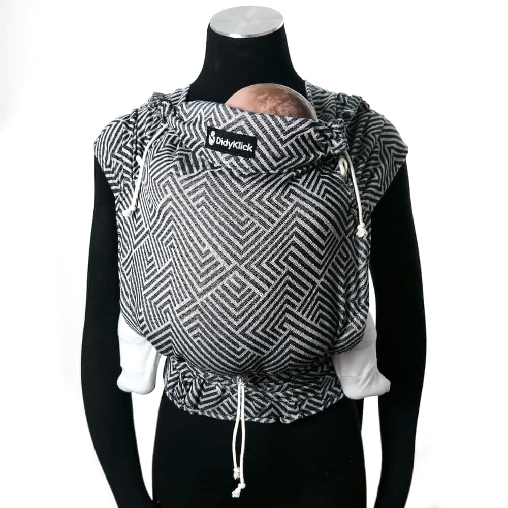 Metro Monochrome DidyKlick 4u Half Buckle by Didymos - Half Buckle CarrierLittle Zen One4048554843649