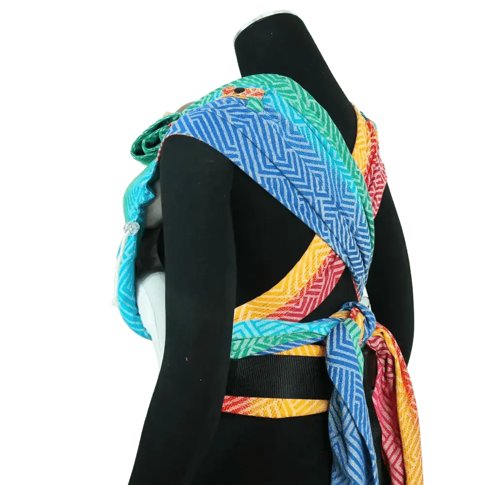 Metro Rainbow DidyKlick 4u by Didymos - Half Buckle CarrierLittle Zen One4048554857646