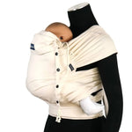 Natural White DidyKlick 4u by Didymos - Half Buckle CarrierLittle Zen One4048554403645