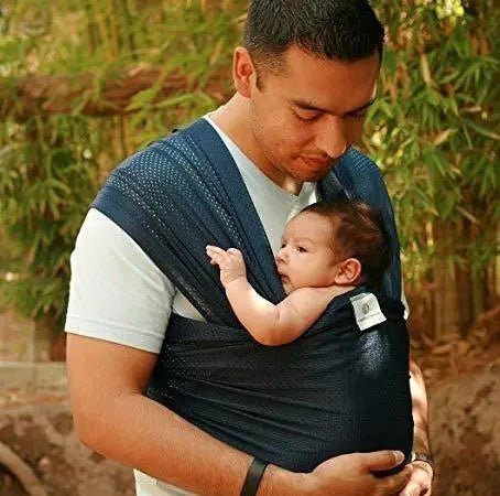 Navy Blue Water Wrap by Beachfront Babywater Carrier