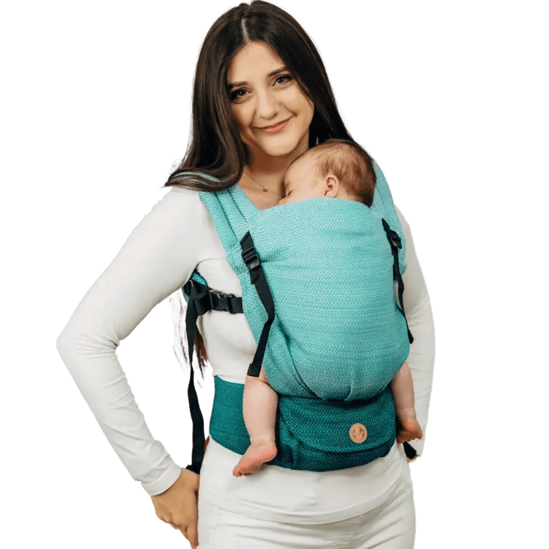 Ombre Green LennyLight Baby Carrier