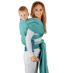 Ombre Green Preschool LennyHybrid Half Buckle by LennyLamb - Half Buckle CarrierLittle Zen One5907557762151