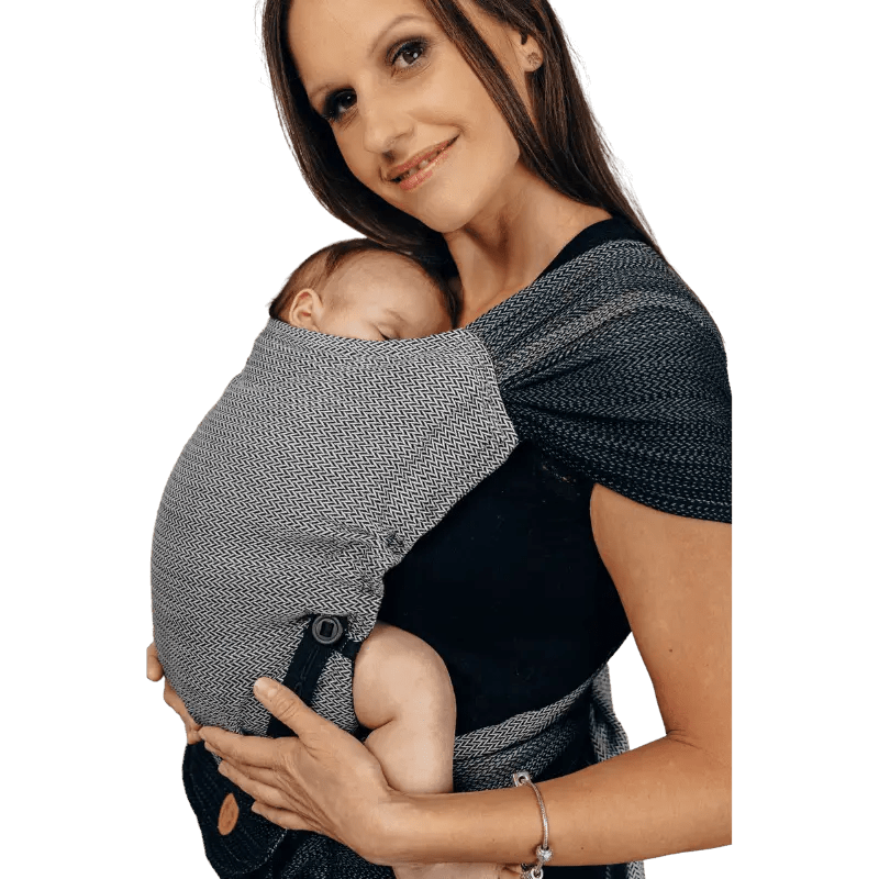 Ombre Grey LennyHybrid Half Buckle by LennyLamb - Half Buckle CarrierLittle Zen One5907557751926