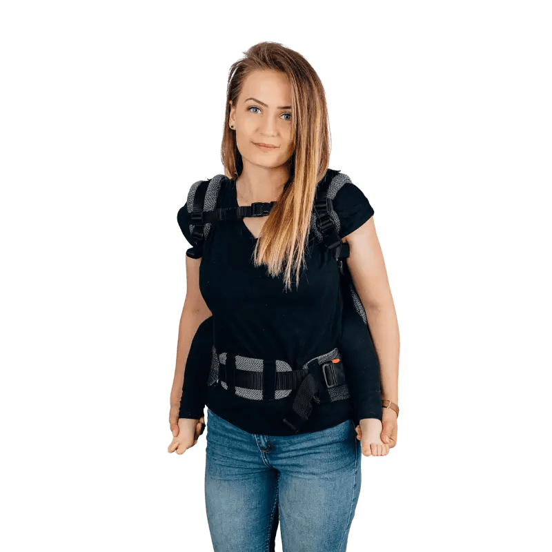 Ombre Grey LennyPreschool Carrier