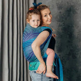 Peacock's Tail Fantasy Preschool LennyHybrid Half Buckle by LennyLamb - Half Buckle CarrierLittle Zen One5907557762168