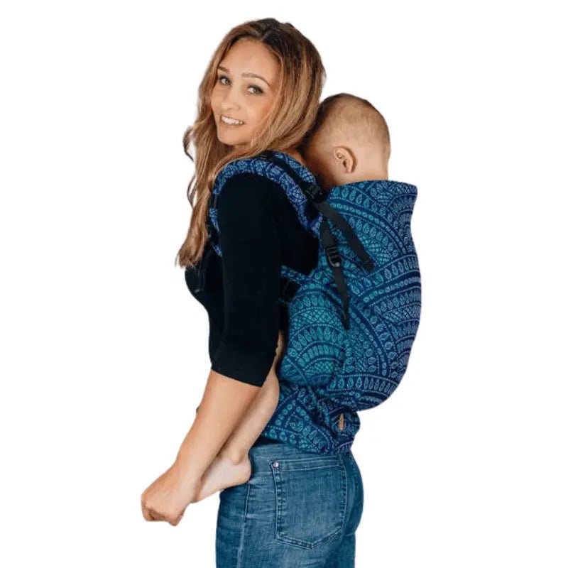 Peacock's Tail Provance LennyPreschool Carrier by LennyLamb - Buckle CarrierLittle Zen One5907557752688