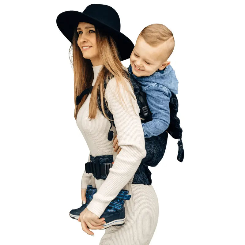Peacocks Tail Sublime Preschool Carrier by LennyLamb - Buckle CarrierLittle Zen One