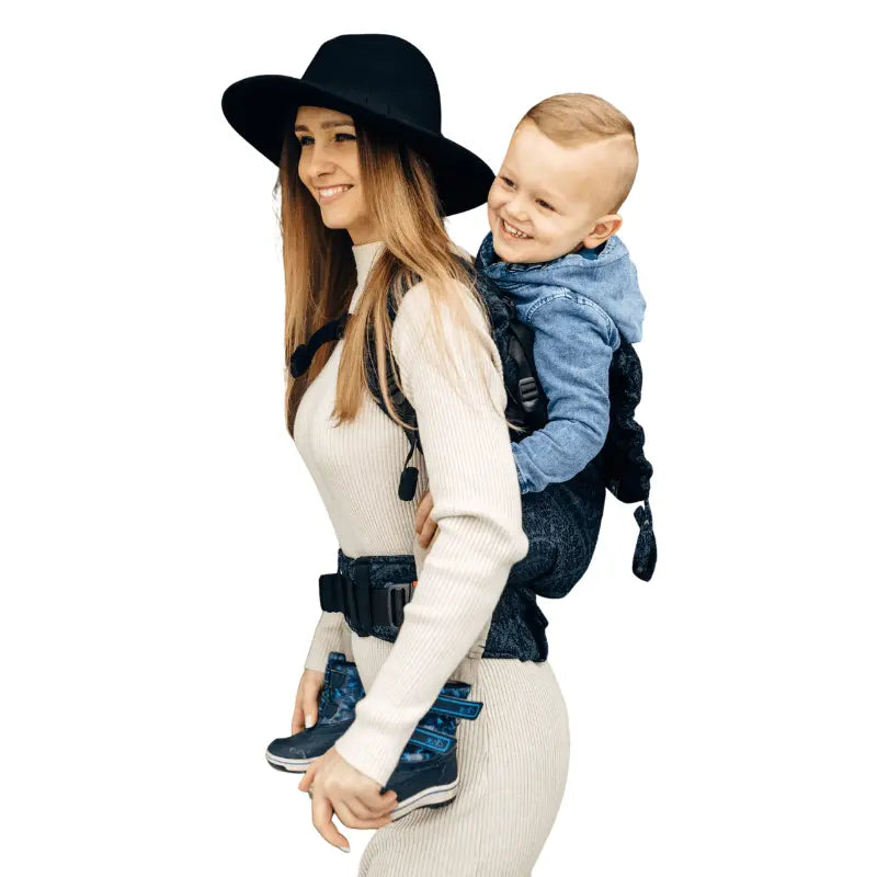 Peacocks Tail Sublime Preschool Carrier by LennyLamb - Buckle CarrierLittle Zen One