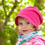 Pickapooh Organic Cotton UV Sun Bonnet: Luna Fuchsia - Baby Carrier AccessoriesLittle Zen One4147712456