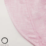 Pink Check Linen Infant and Toddler Upf50 Sun Protection Bonnet Baby Carrier