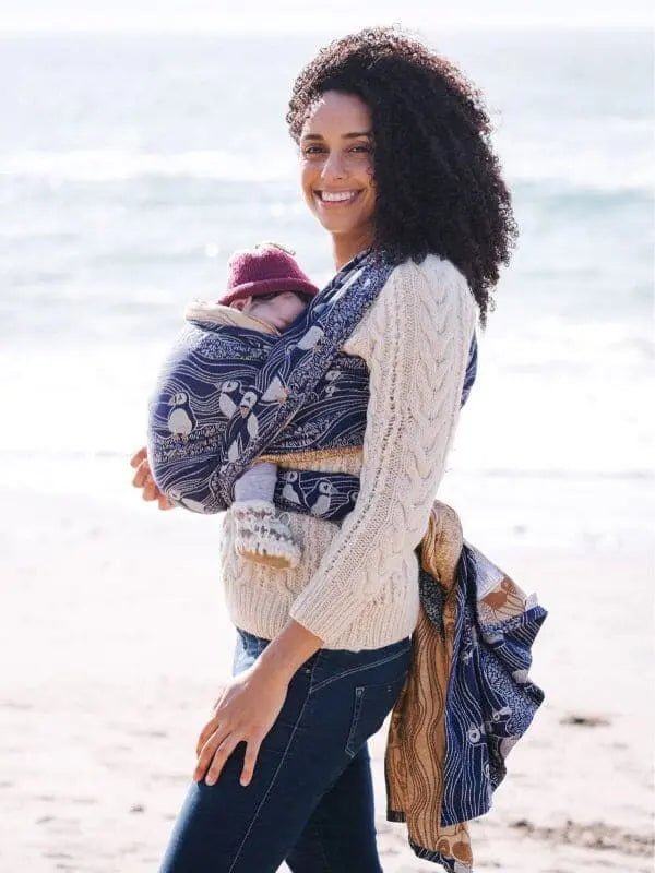 Puffins Arisaig Woven Wrap