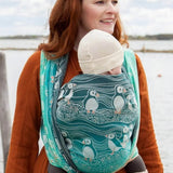 Puffins Shoaling Woven Wrap