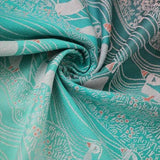 Puffins Shoaling Woven Wrap