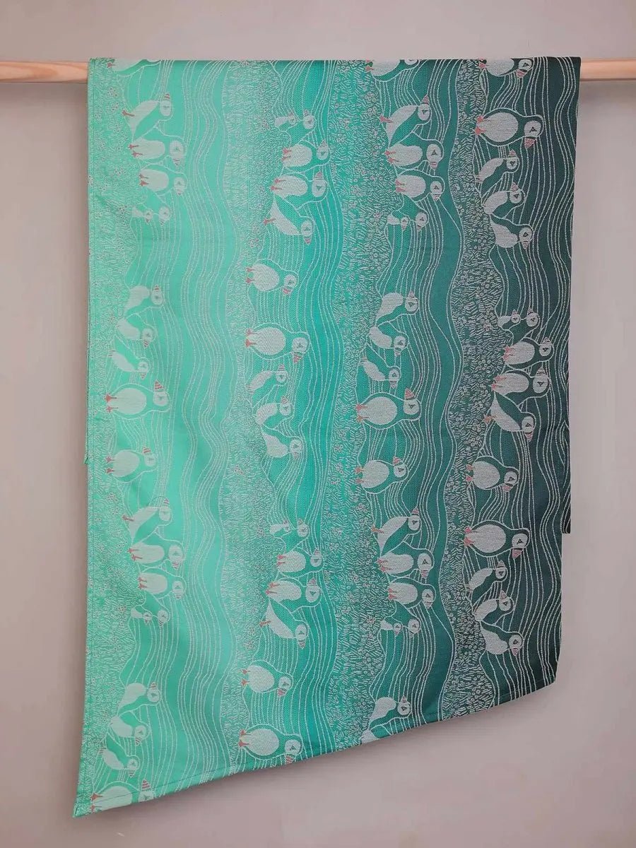 Puffins Shoaling Woven Wrap by Oscha - Woven WrapLittle Zen One4157017240