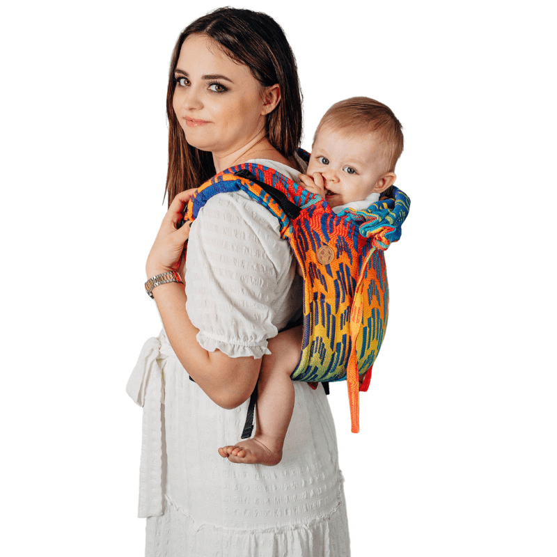 Rainbow Chevron Onbuhimo by LennyLamb - OnbuhimoLittle Zen One