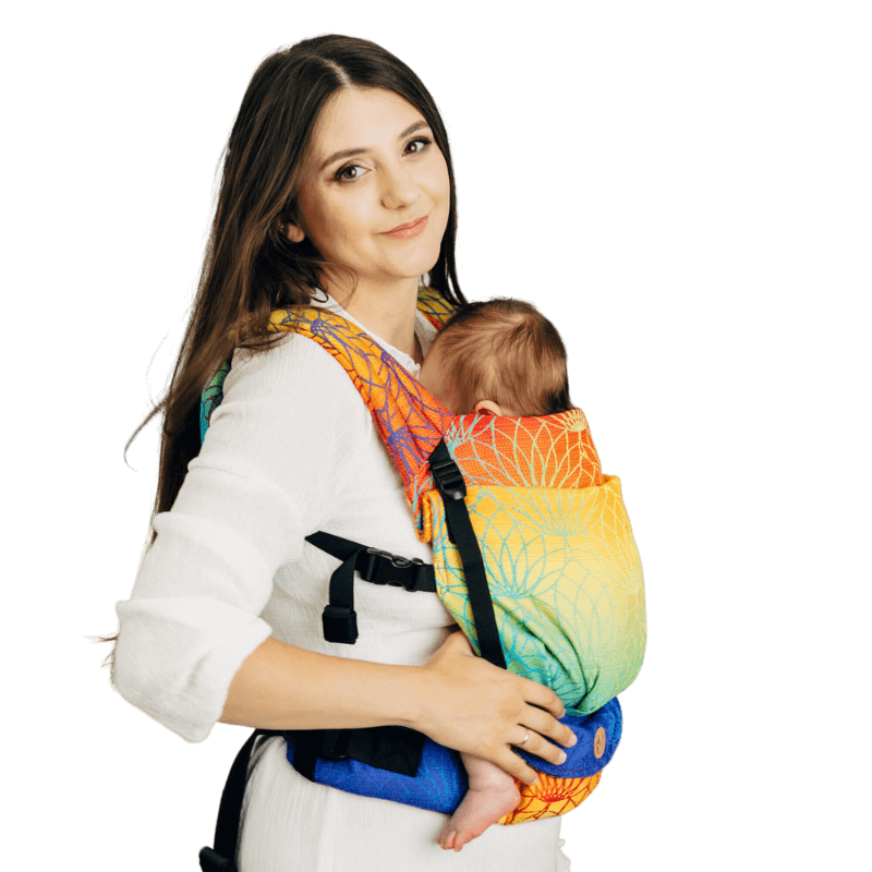 Rainbow Lotus LennyLight Carrier by LennyLamb - Buckle CarrierLittle Zen One5907557780261