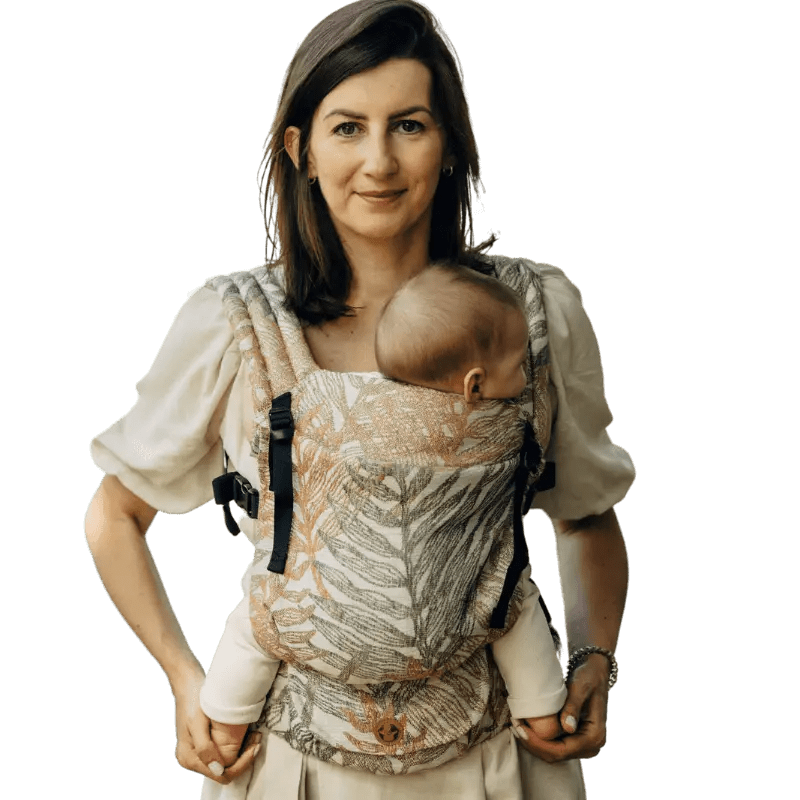 Rainforest Serene LennyLight Baby Carrier by LennyLamb - Buckle CarrierLittle Zen One5907557781817