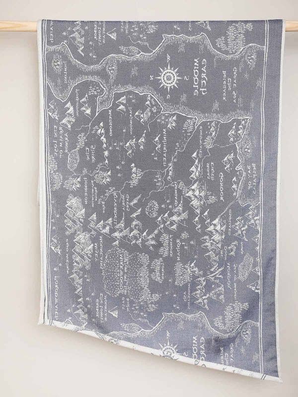 Realm of Middle Earth Ink Woven Wrap