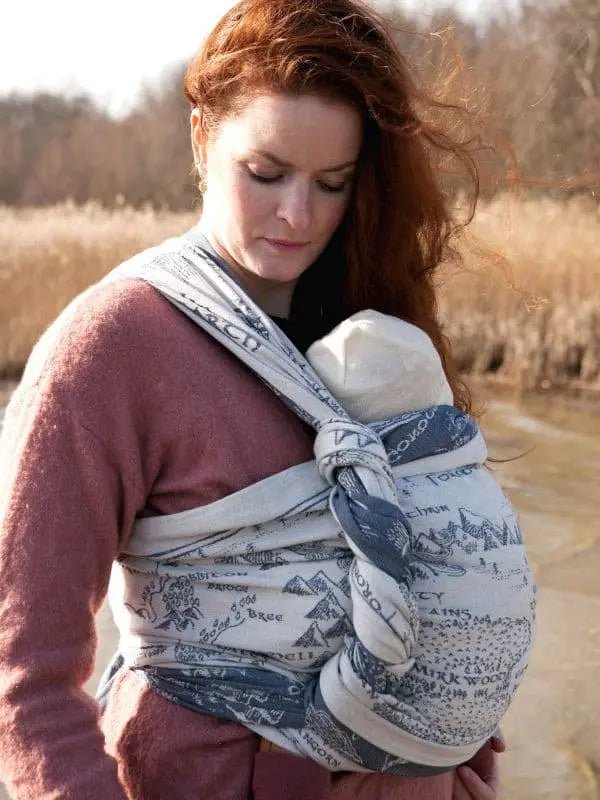 Realm of Middle - earth™ Ink Woven Wrap by Oscha - Woven WrapLittle Zen One111117663