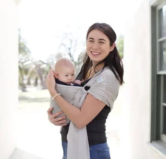 Silver Wave Water Ring Sling by Beachfront Babywater Carrier