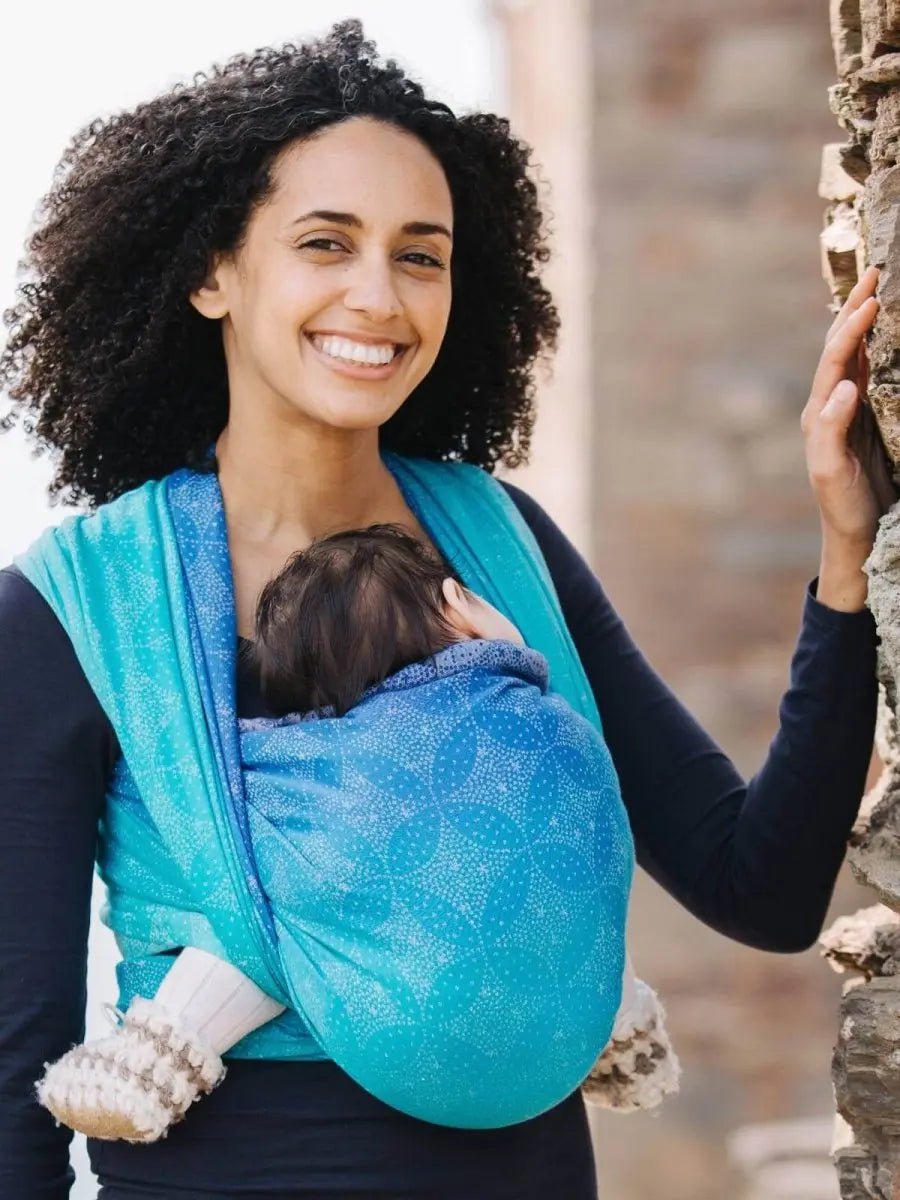 Starry Night Ocean Woven Wrap by Oscha - Woven WrapLittle Zen One111111324