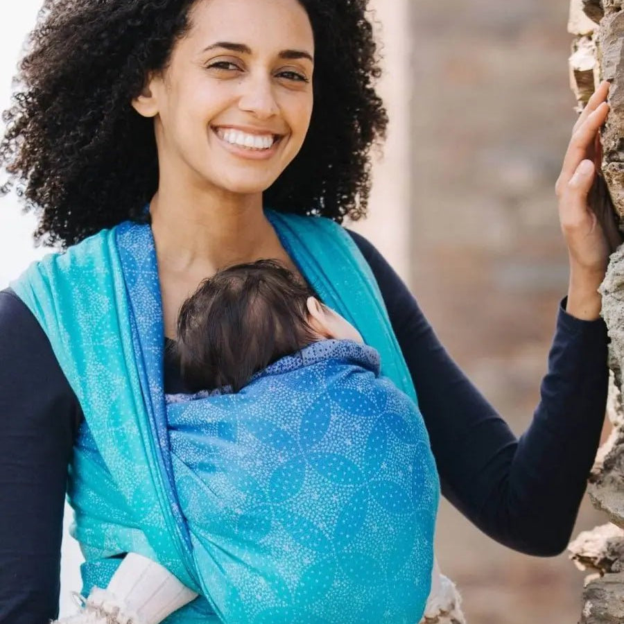 Starry Night Ocean Woven Wrap by Oscha - Woven WrapLittle Zen One111111324