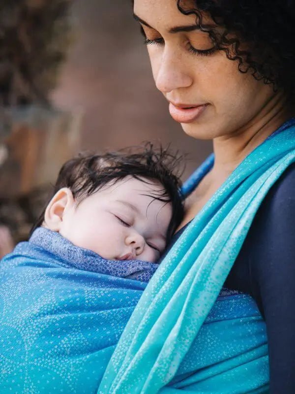 Starry Night Ocean Woven Wrap by Oscha - Woven WrapLittle Zen One111111324