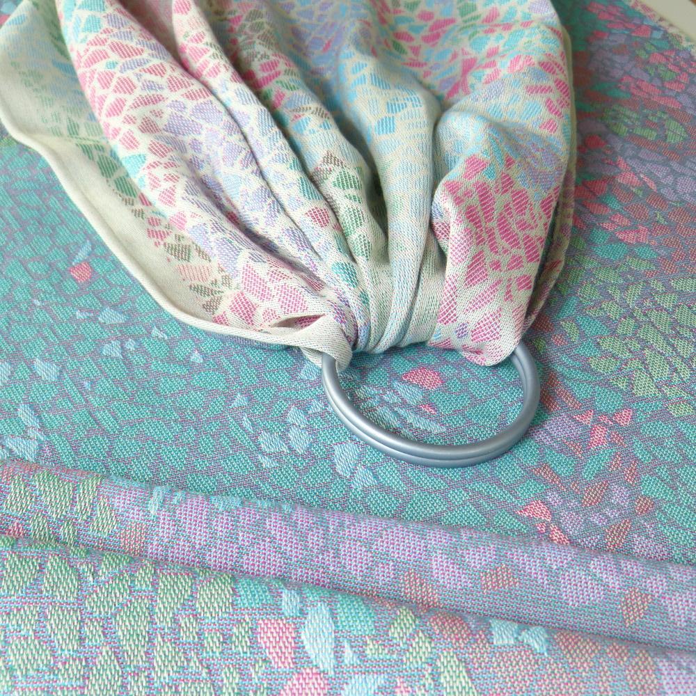 Summer Mosaic DidySling Ring Sling by Didymos - Ring SlingLittle Zen One4048554602758
