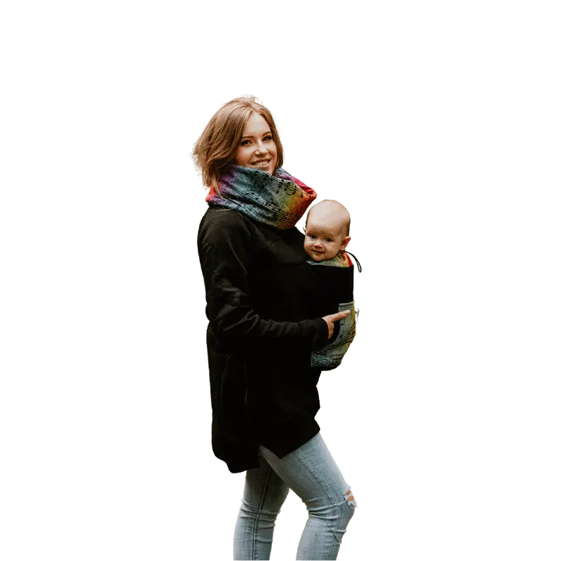 Symphony Rainbow Dark Babywearing Sweatshirt