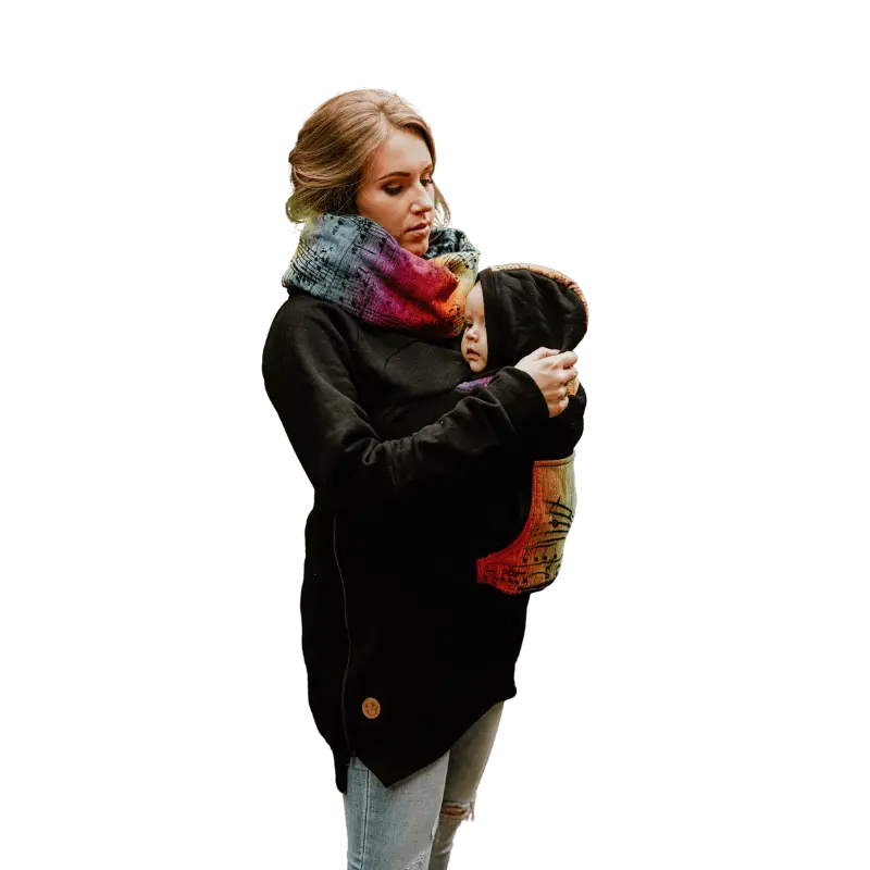 Symphony Rainbow Dark Babywearing Sweatshirt