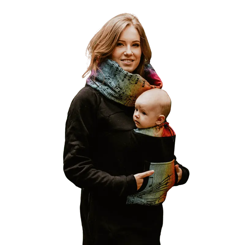 Symphony Rainbow Dark Babywearing Sweatshirt