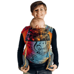 Symphony Rainbow Dark Toddler Wrap - Tai Mei Tai by LennyLamb - Mei TaiLittle Zen One5901769645875