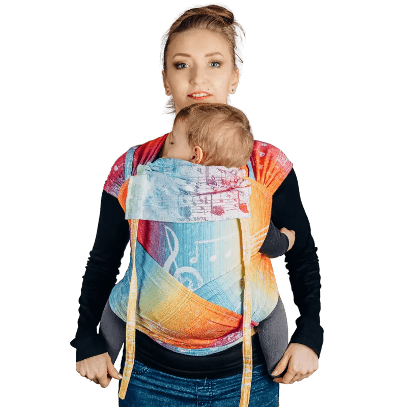 Symphony Rainbow Light Toddler Wrap - Tai Mei Tai by LennyLamb - Mei TaiLittle Zen One5907557723169