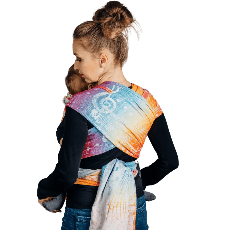 Symphony Rainbow Light Toddler Wrap - Tai Mei Tai by LennyLamb - Mei TaiLittle Zen One5907557723169