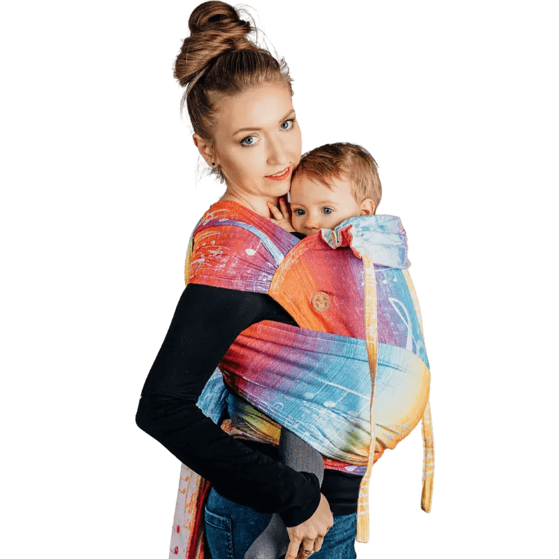 Symphony Rainbow Light Toddler Wrap - Tai Mei Tai by LennyLamb - Mei TaiLittle Zen One5907557723169