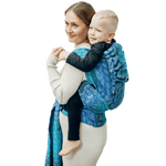 Tangled Blue Reed Preschool LennyHybrid Half Buckle by LennyLamb - Half Buckle CarrierLittle Zen One27347024