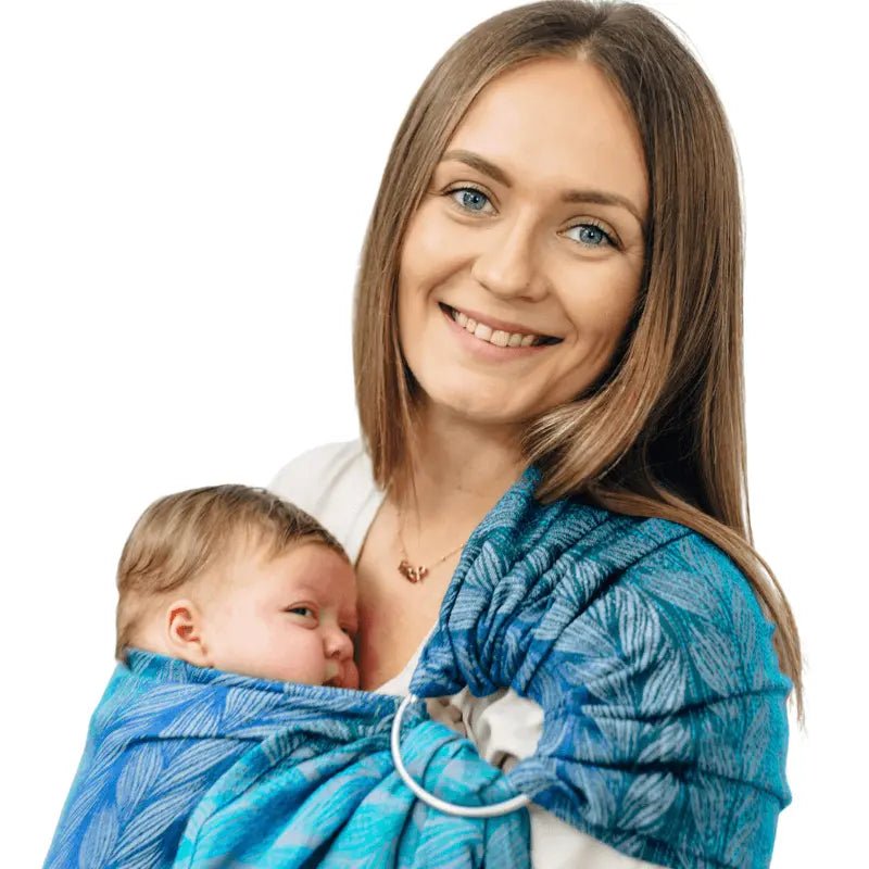 Tangled Blue Reed Ring Sling by LennyLamb - Ring SlingLittle Zen One03368272