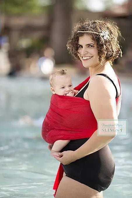 Tropical Punch Water Ring Sling by Beachfront Baby - Water CarrierLittle Zen One4142454349