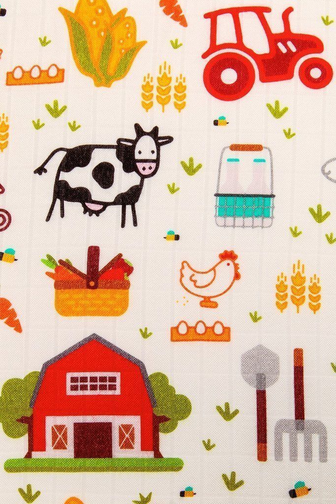 Farm baby blanket hotsell