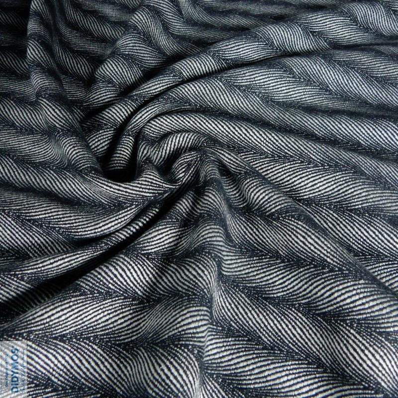 Twisted Lisca Anthracite Woven Wrap