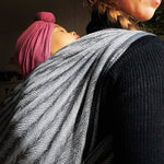 Twisted Lisca Anthracite Woven Wrap