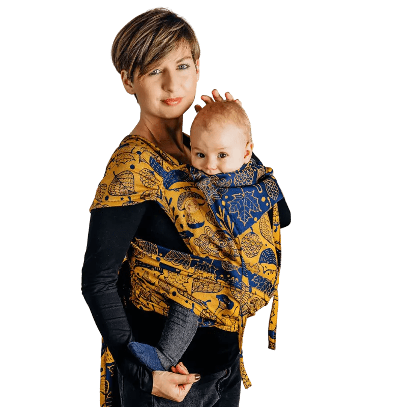 Under the Leaves Golden Autumn Toddler Wrap Tai Mei Tai