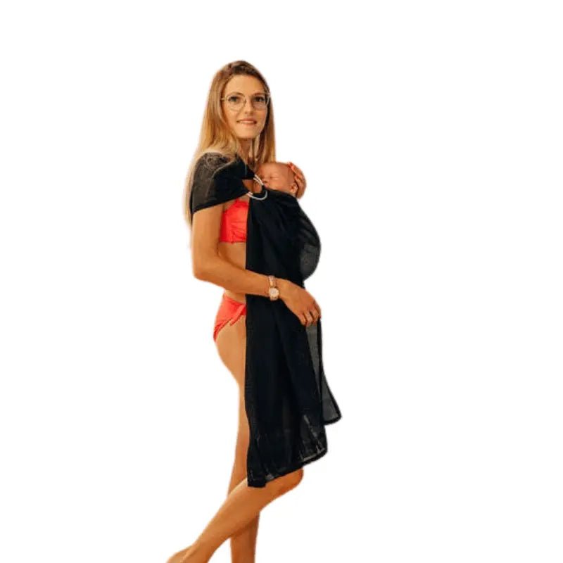 Water Mesh Ring Sling Black by LennyLamb - Ring SlingLittle Zen One5907557764162
