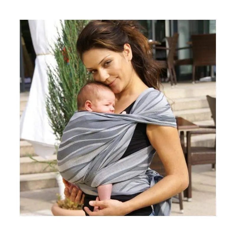 Waves Silver Woven Wrap by Didymos - Woven WrapLittle Zen One4048554446055